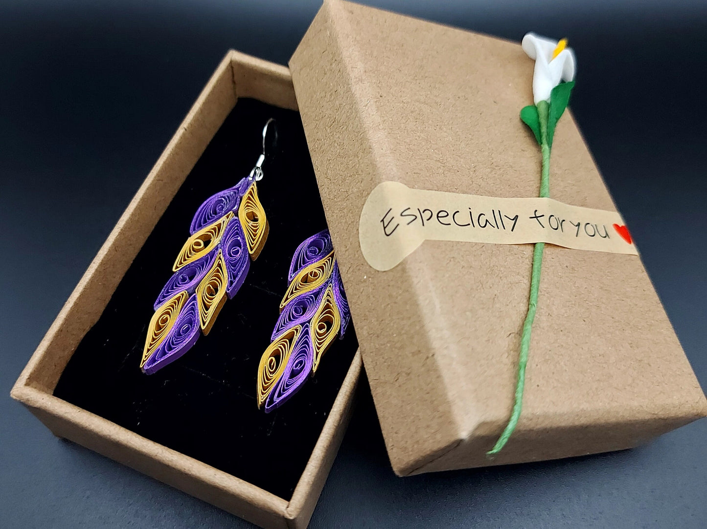 Purple Gold Leaves