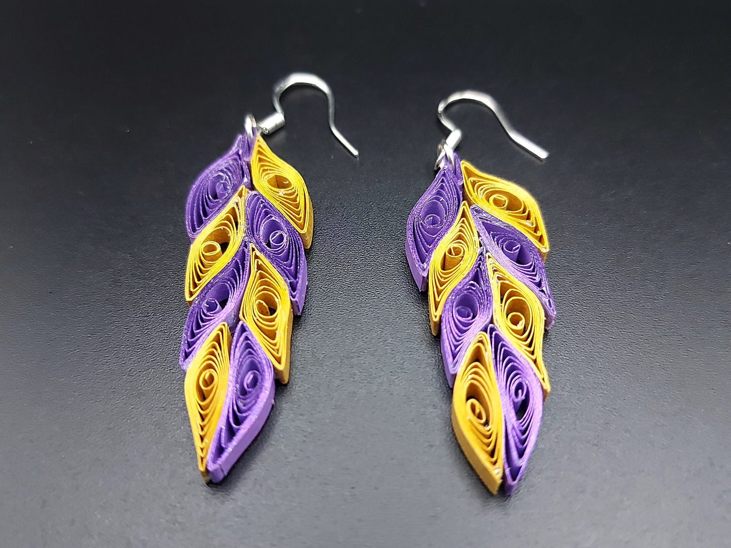 Purple Gold Leaves