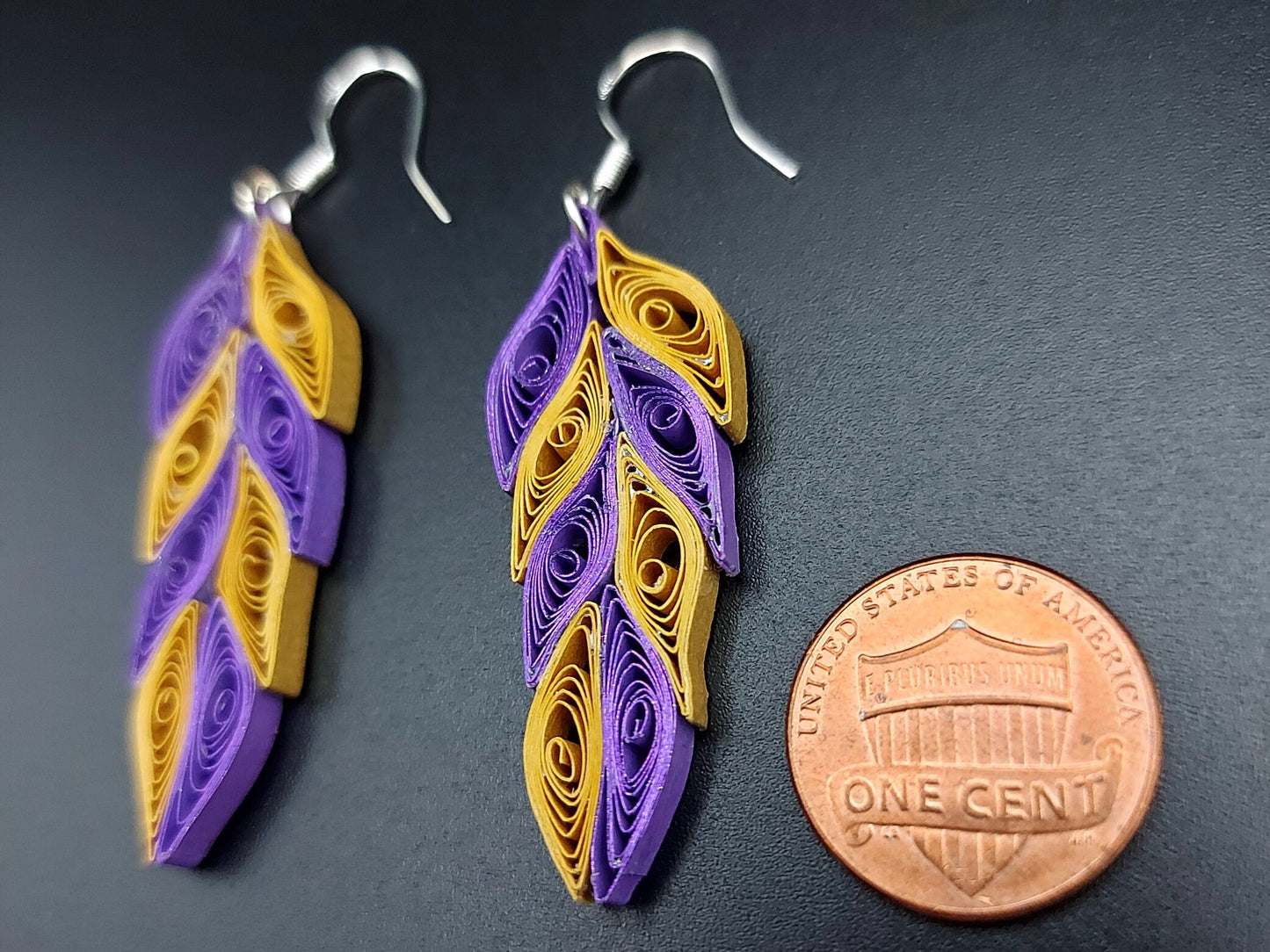 Purple Gold Leaves