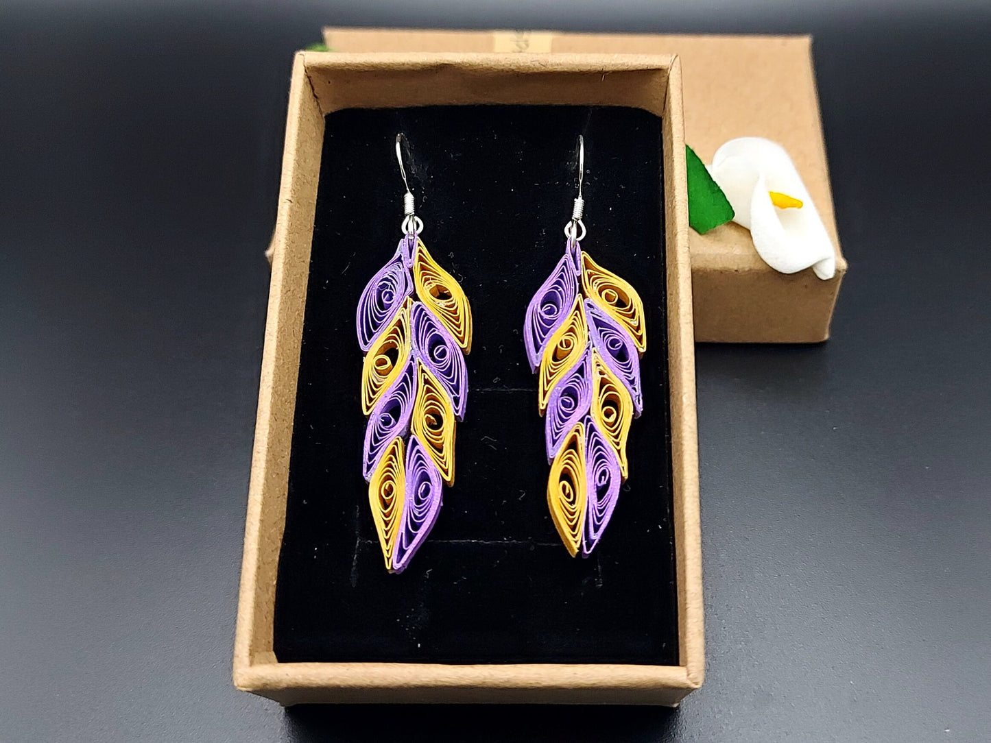 Purple Gold Leaves