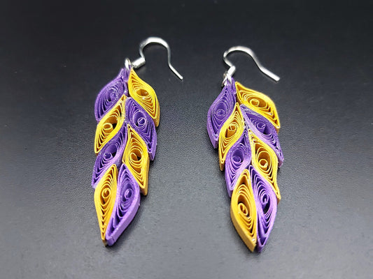 Purple Gold Leaves