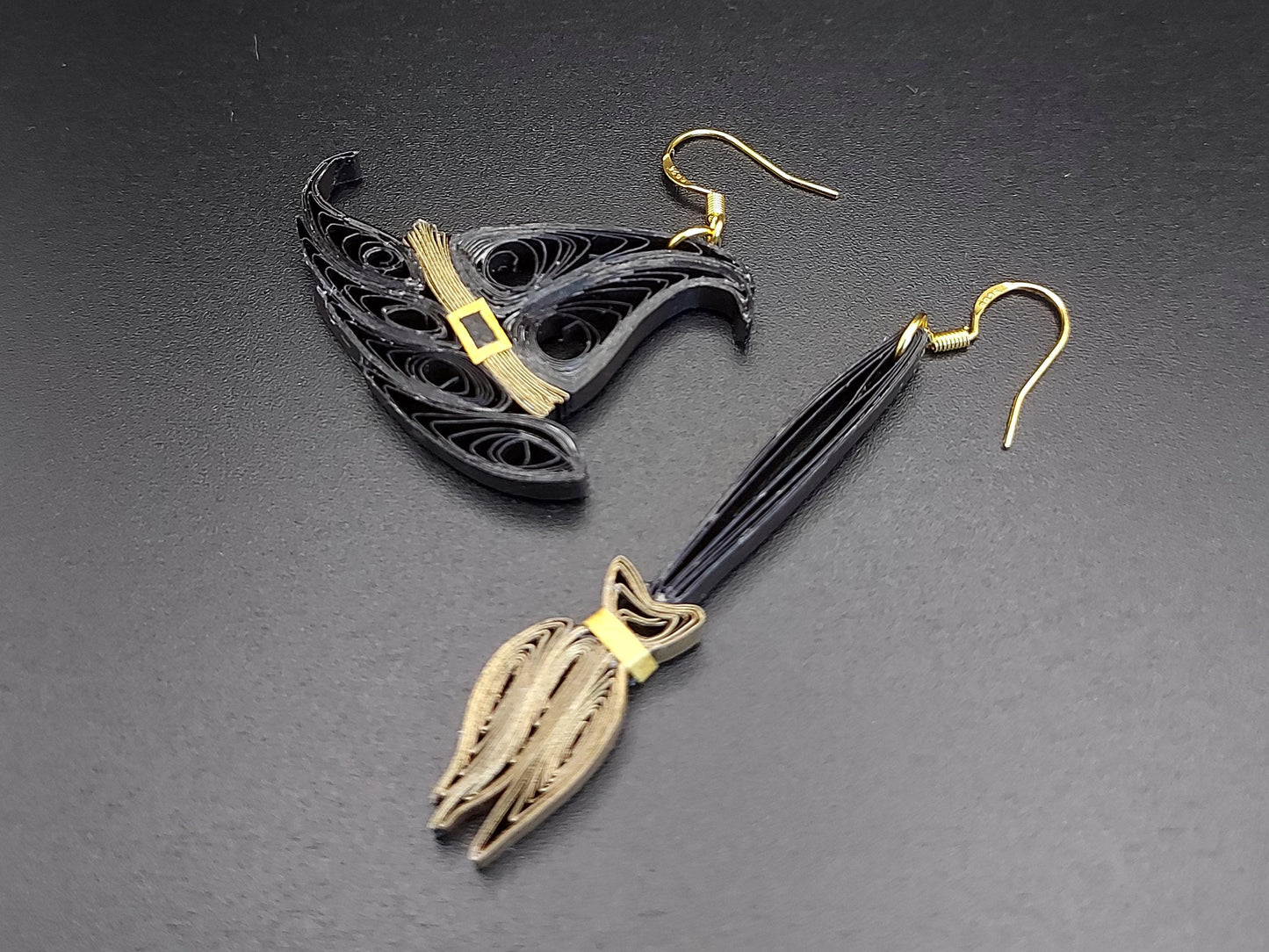 Lost and Found :) - Witch Hat & Broom - Brown