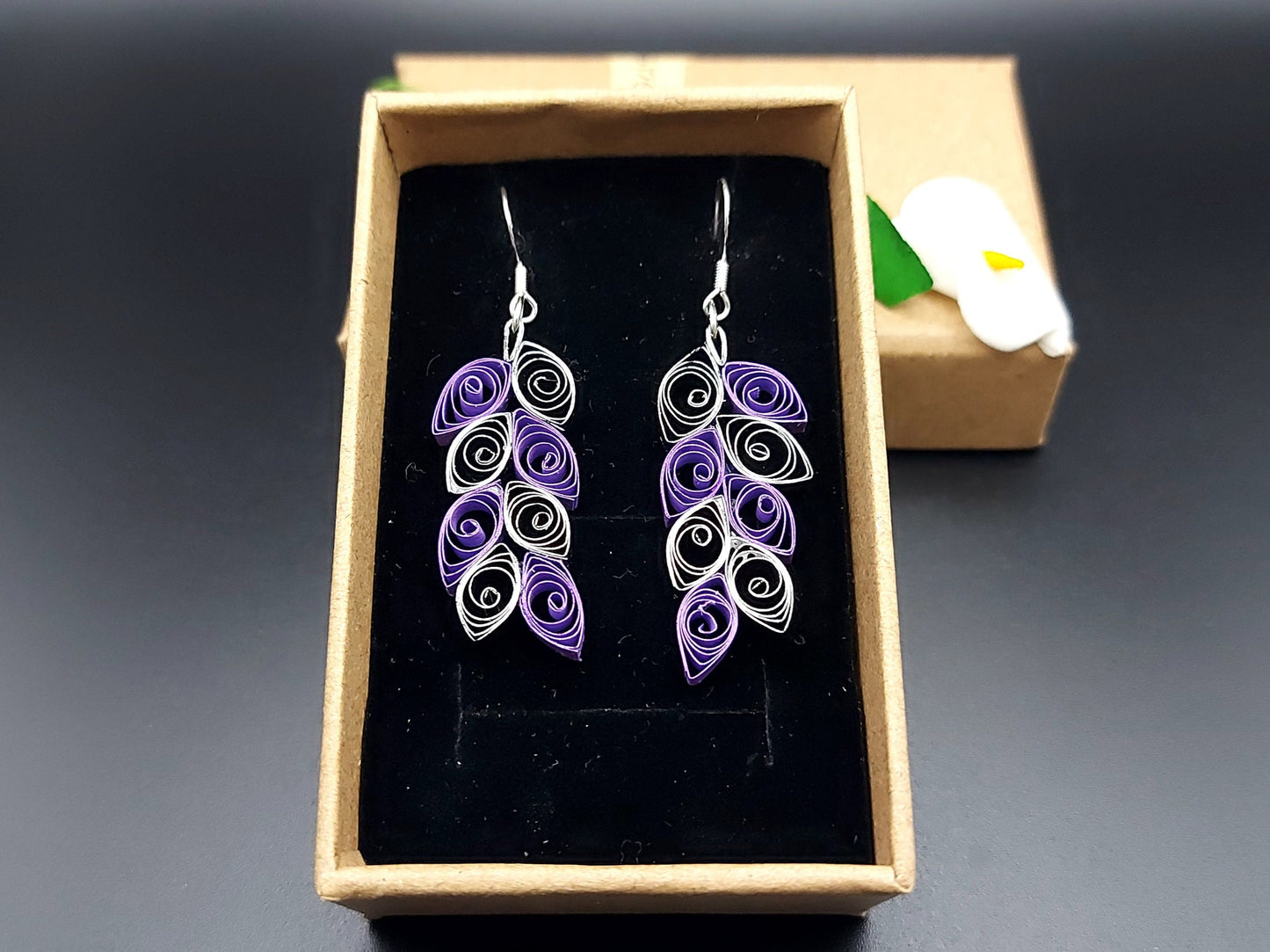 Purple Silver Leaves